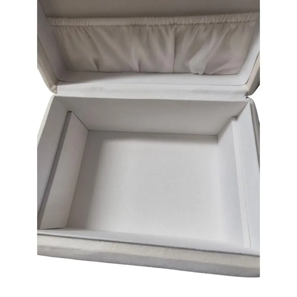 Velvet Jewelry Box Organizer 3 Layer Display Case Ring Earring Necklace Storage